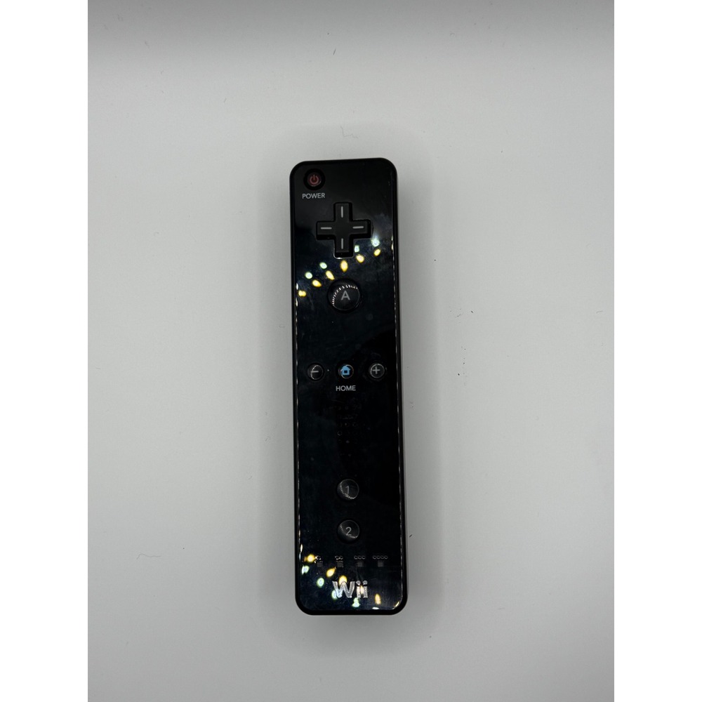 Nintendo Wii Remote RVL-003 Black Wireless Controller Official OEM Motion Plus
